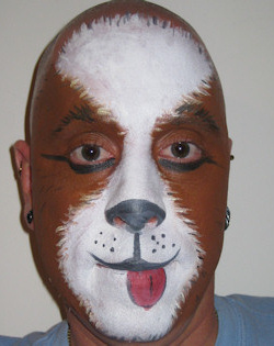 painted face
